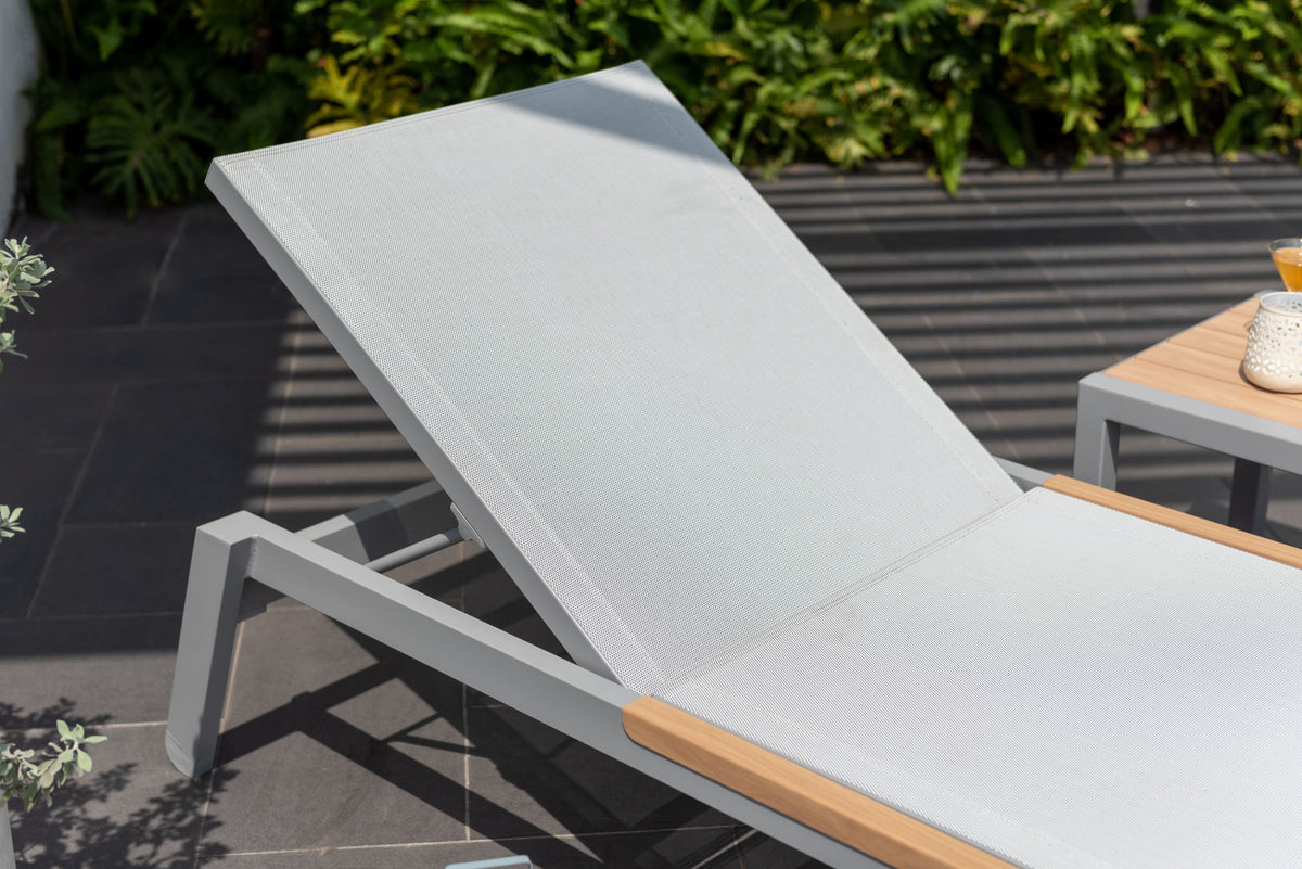 LifestyleGarden Panama Light Stacking Sun Lounger