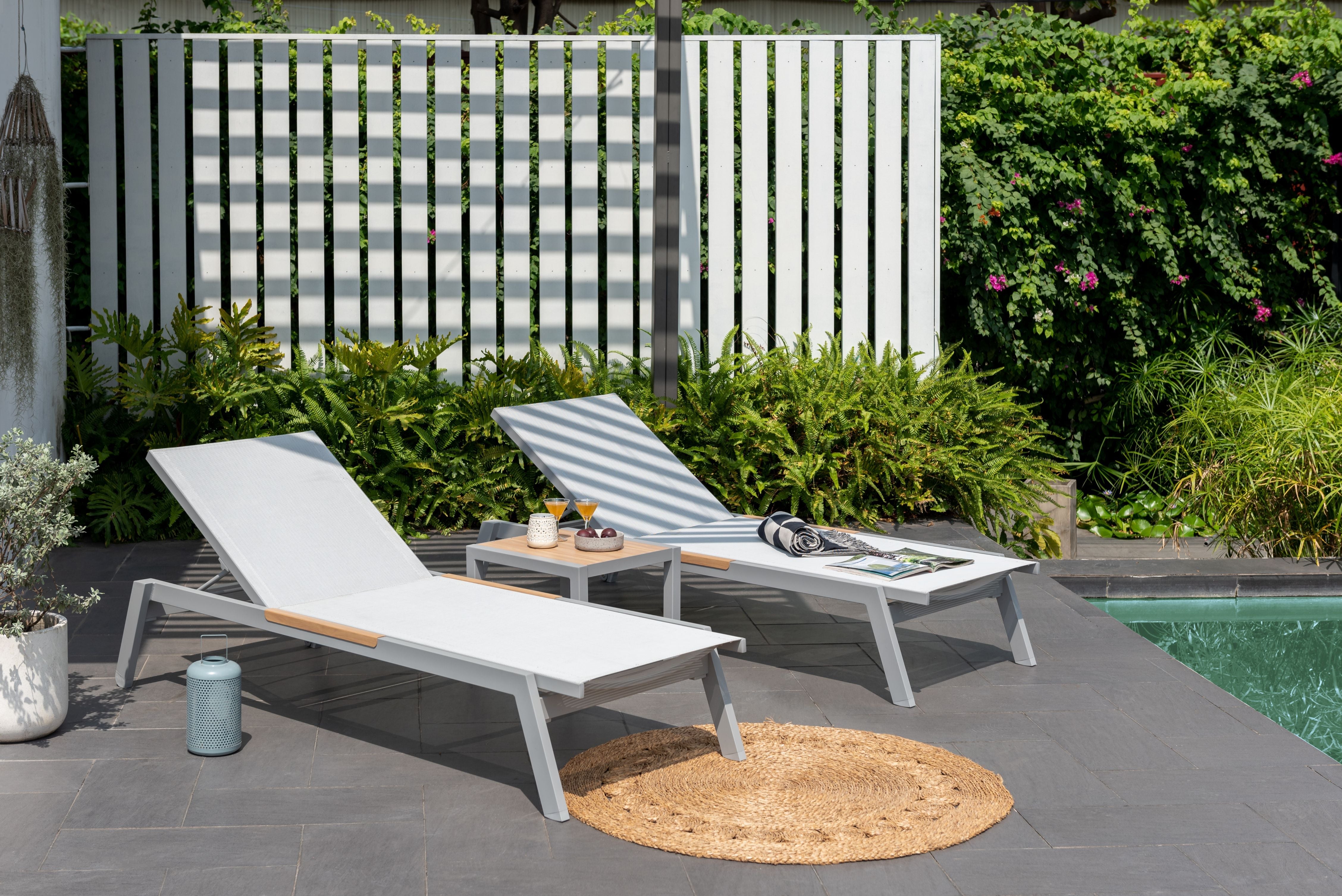 LifestyleGarden Panama Light Stacking Sun Lounger