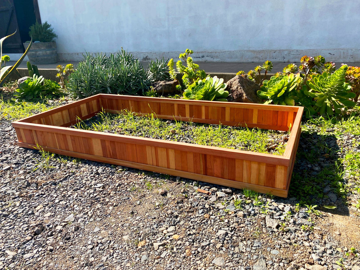 Best Redwood Solid Redwood Raised Garden Bed