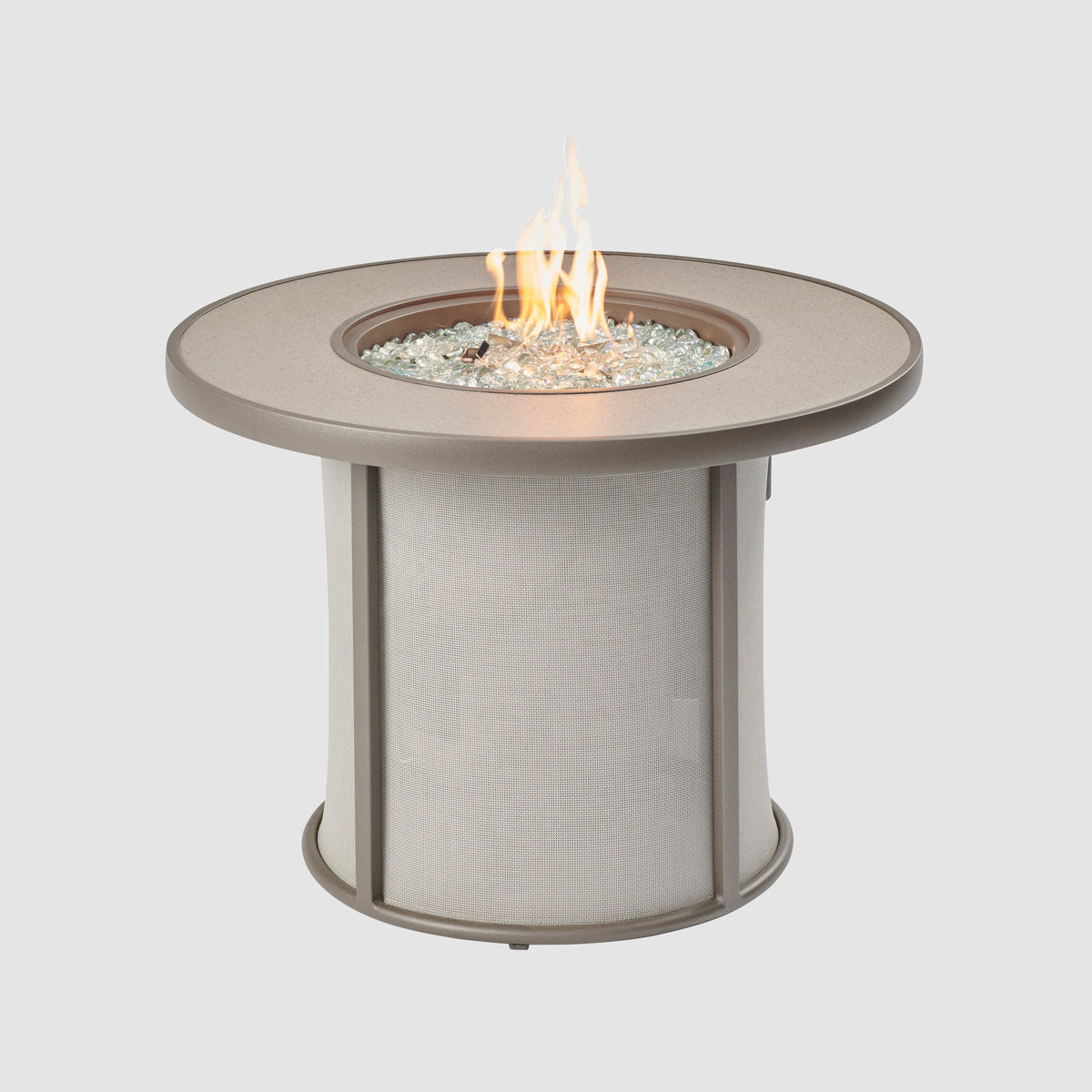 Outdoor GreatRoom Stonefire 32" Round Gas Fire Pit Table