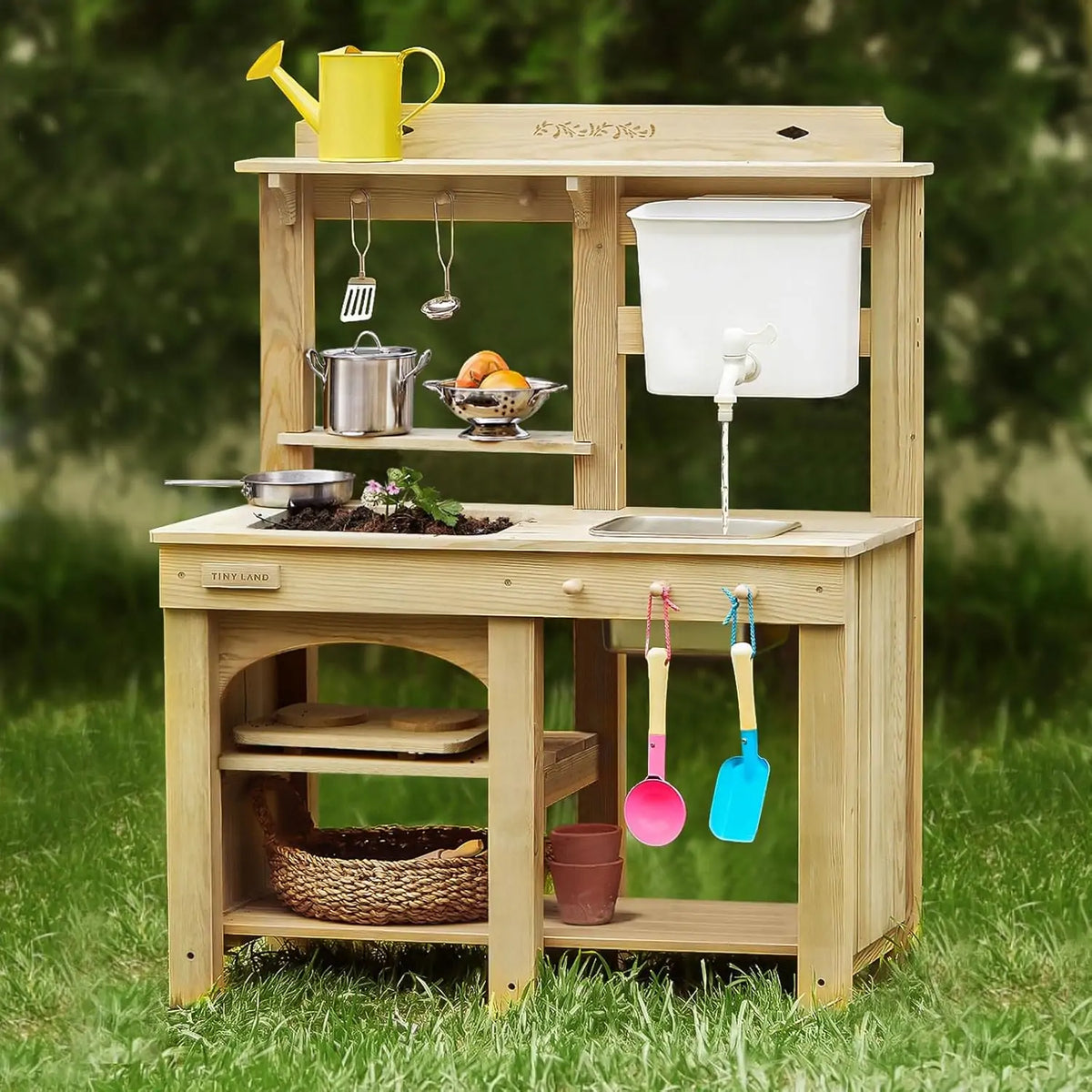Tiny Land® DuoPlay Outdoor Mud Kitchen
