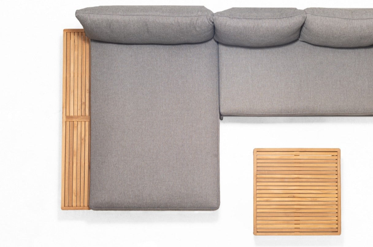 LifestyleGarden® Topaz XL Daybed, Sofa & Coffee Table – 3 Piece Outdoor Lounge Set