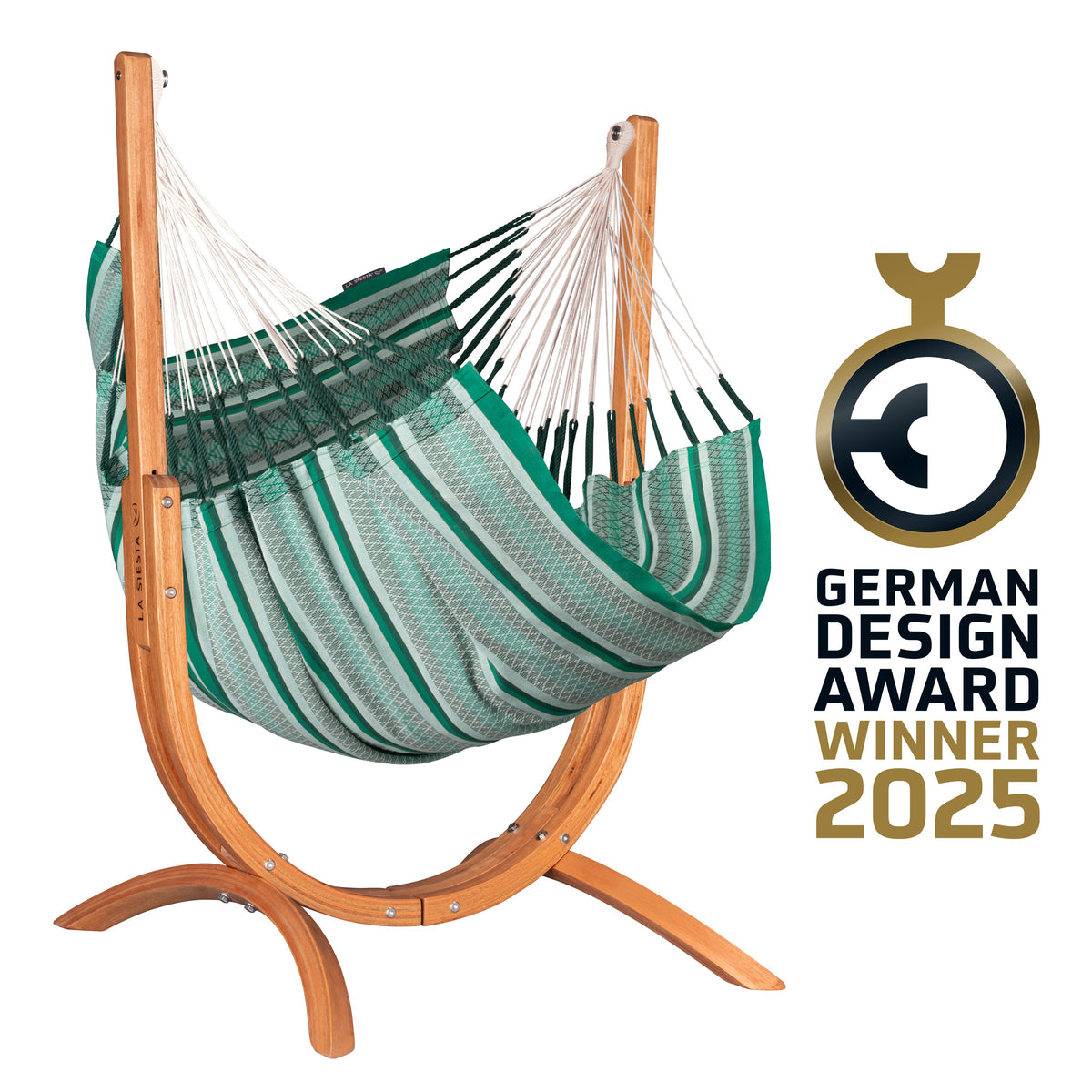 LA SIESTA Udine Organic Agave Hammock Chair & Stand Set