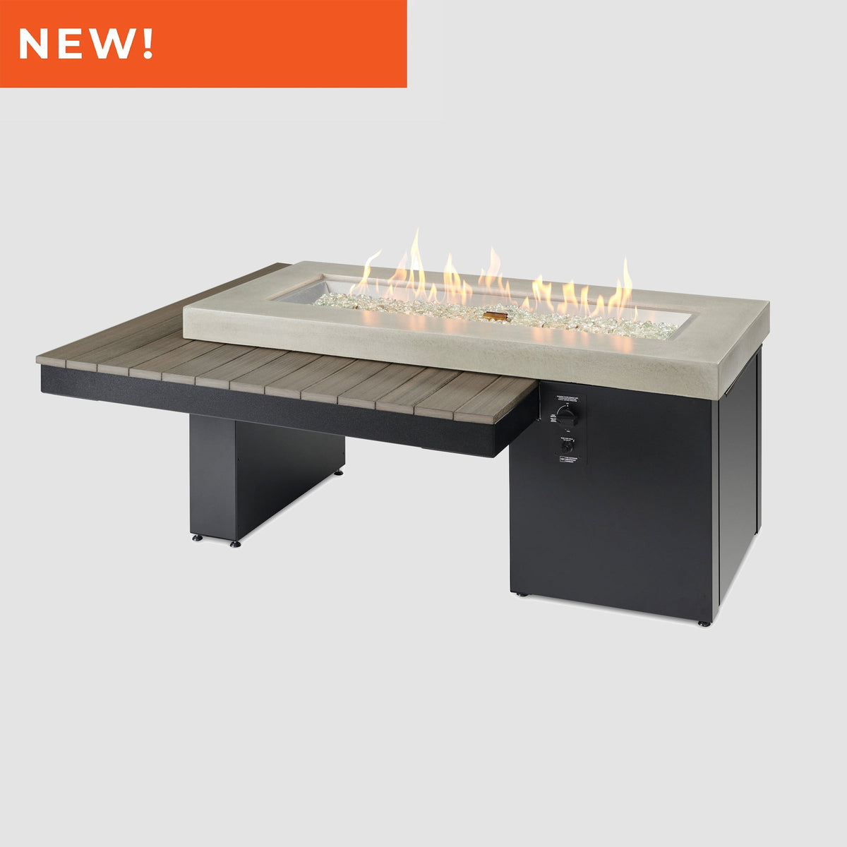 Outdoor GreatRoom Uptown Linear Gas Fire Pit Table