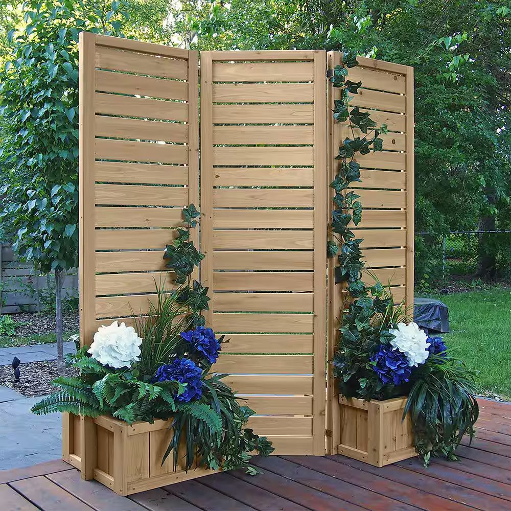 5' X 5' Wood Privacy Screen