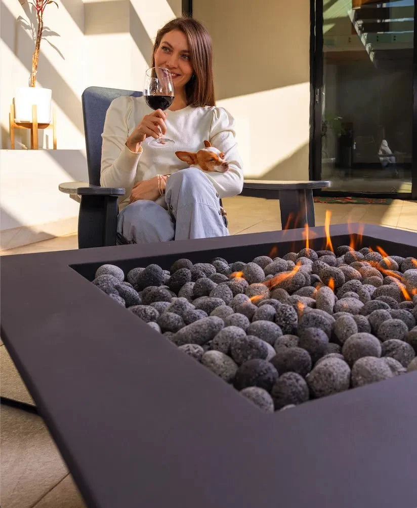 ModaConcrete Architectural Precast Concrete Propane Fire Pit
