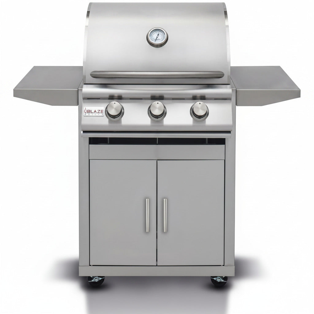 Outdoor Kitchen Grill | 25-Inch Freestanding Propane Gas Grill | 3 Burner Barbecue | Premium BBQ | Commercial Grade Grilling Experience | Best in Class Warranty | Prelude LBM