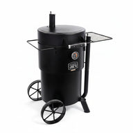 Oklahoma Joe's Bronco Drum Smoker & Charcoal Grill | Heavy-Duty Steel | Adjustable Airflow