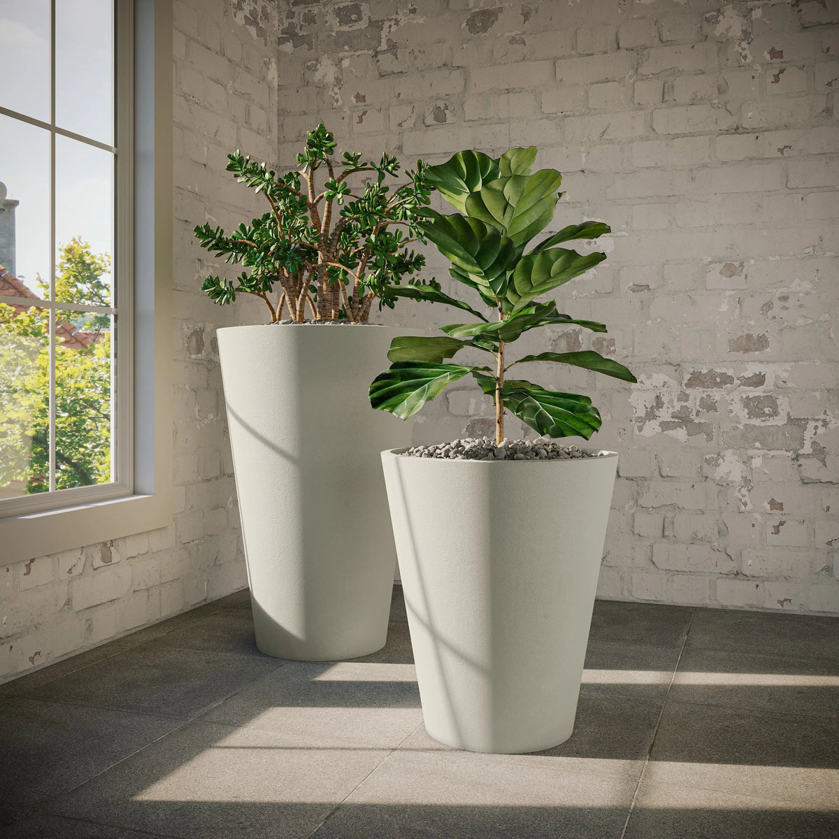 ModaConcrete Cone GFRC Concrete Planter