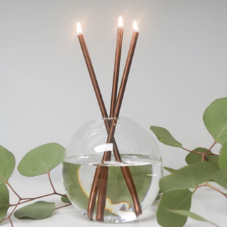 Everlasting Candles – Reusable Steel Oil Candles, Set of 3