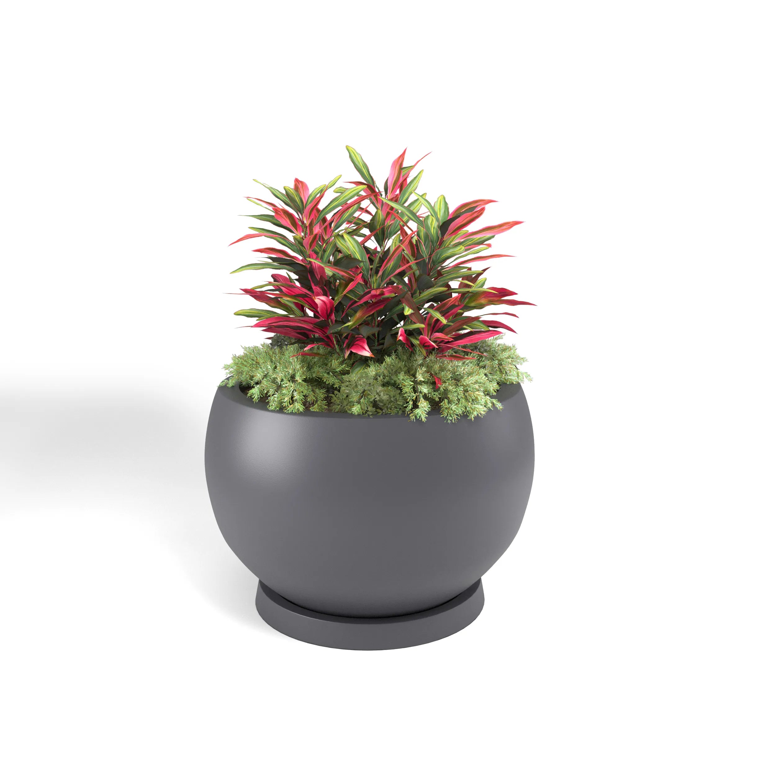 ModaConcrete Corsica Lightweight Fiberglass Planter