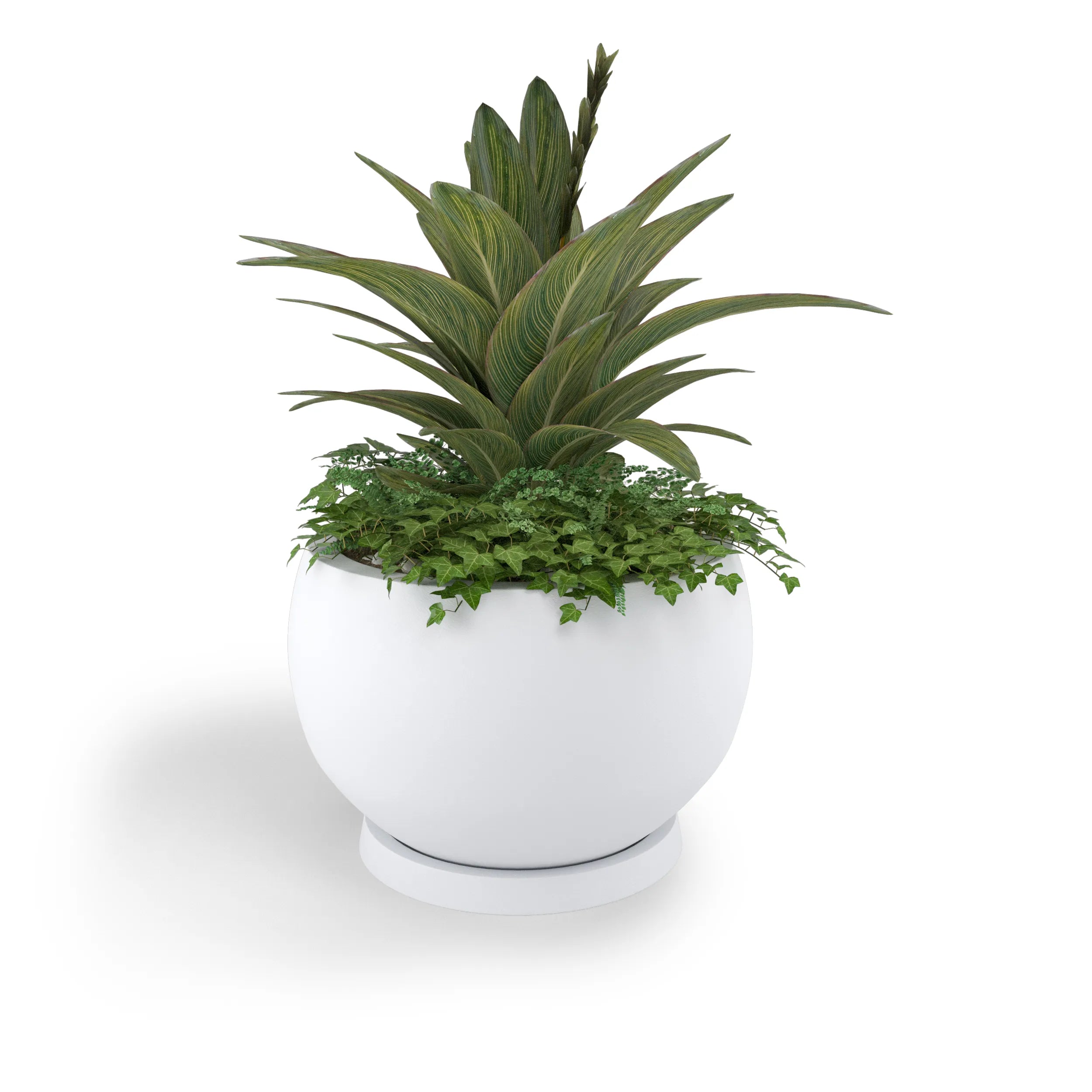 ModaConcrete Corsica Lightweight Fiberglass Planter