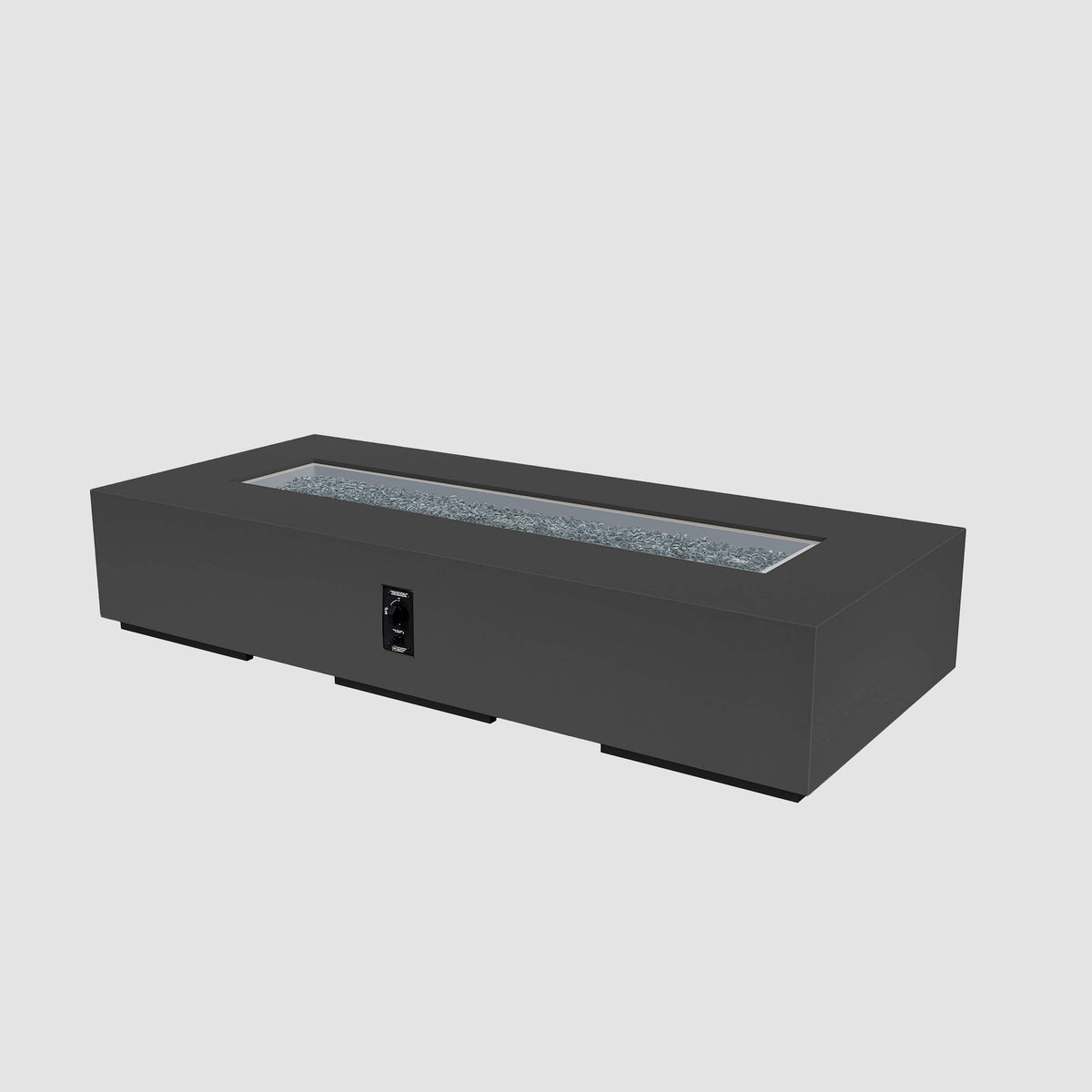 Outdoor GreatRoom Cove Linear Concrete Gas Fire Pit | 48", 84" & 96"