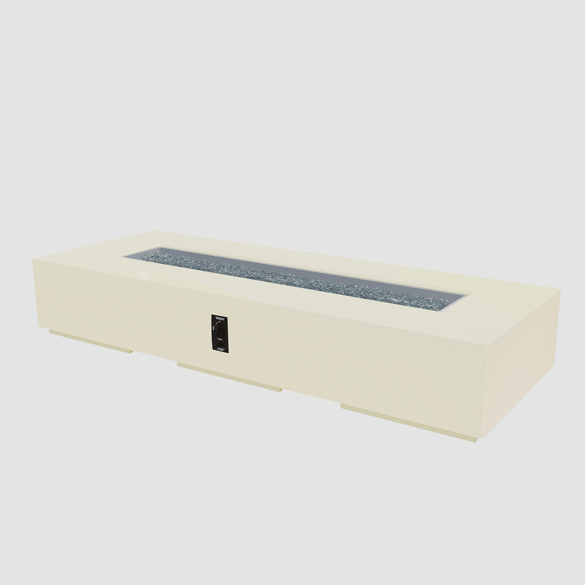 Outdoor GreatRoom Cove Linear Concrete Gas Fire Pit | 48", 84" & 96"
