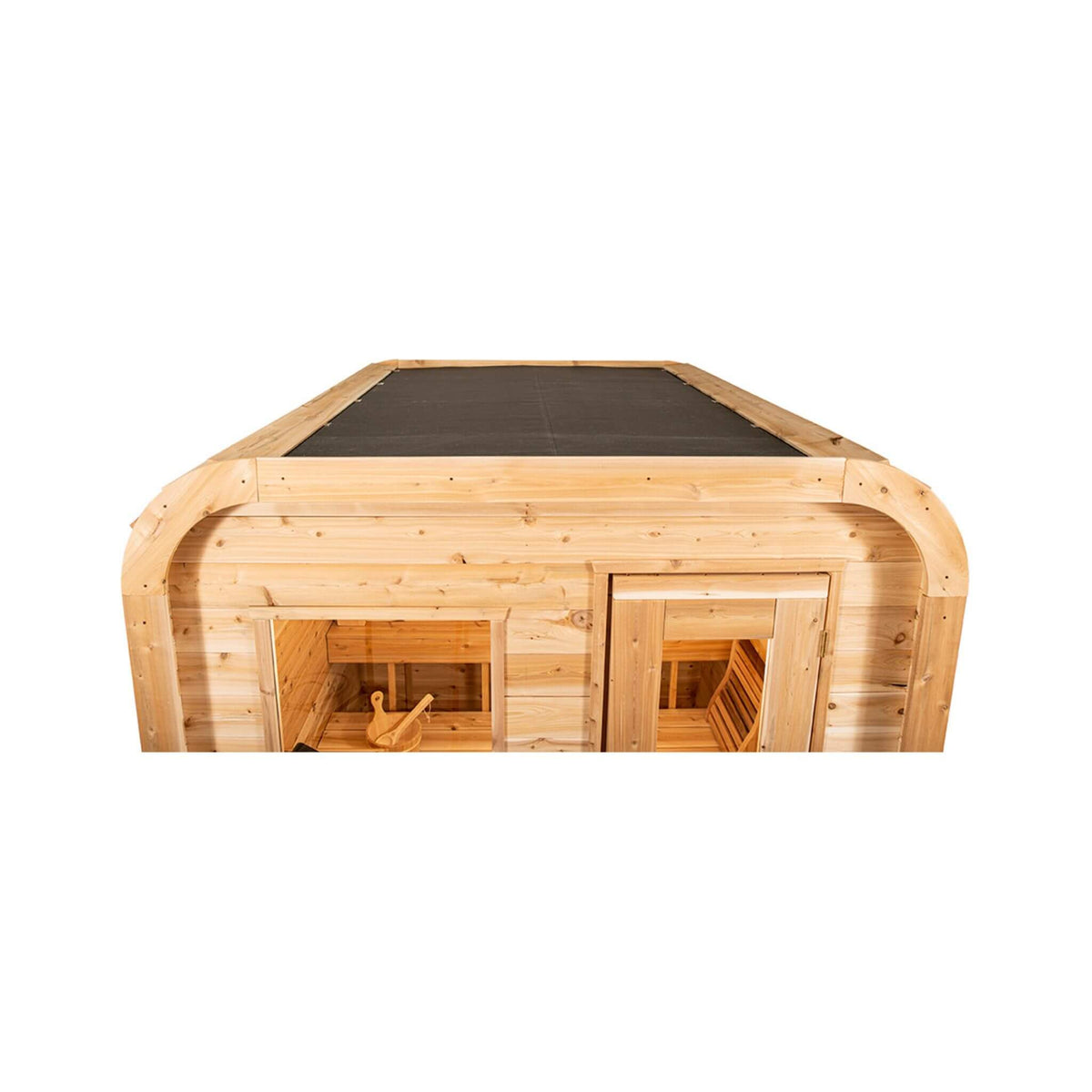 Dundalk LeisureCraft Canadian Timber Luna 4-Person Outdoor Sauna | CTC22LU