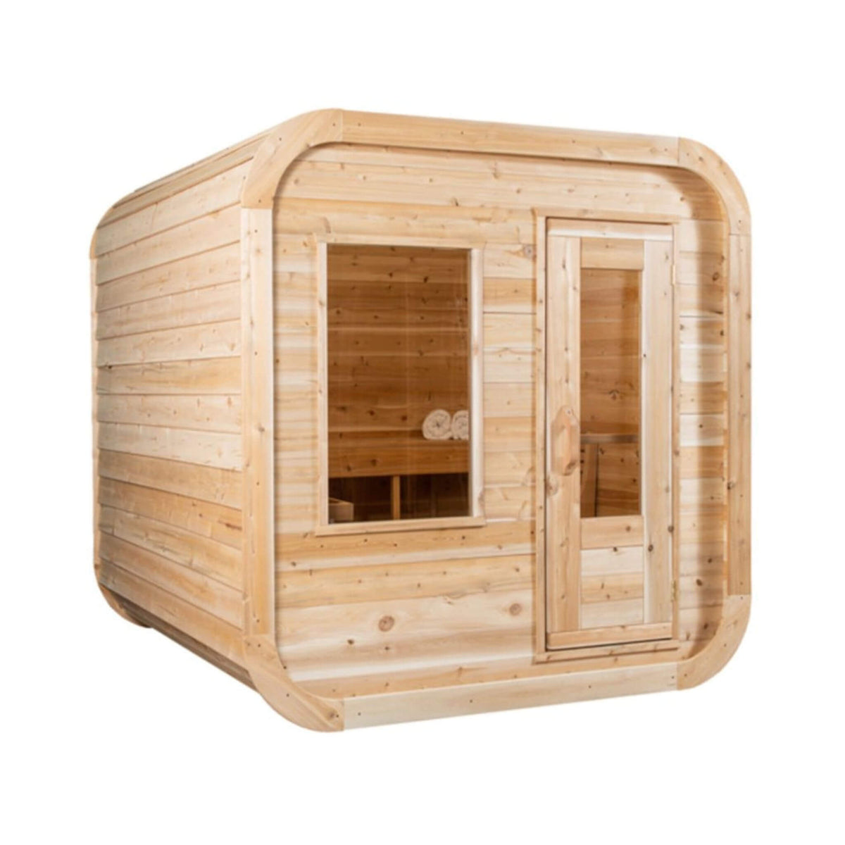 Dundalk LeisureCraft Canadian Timber Luna 4-Person Outdoor Sauna | CTC22LU