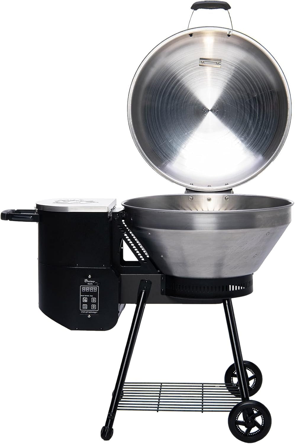 Pellet Grill RT-B380 Bullseye, BBQ, Outdoor, and Electric Pellet Smoker Grill, Electric Smokers, Uses 100% Wood Pellets for Ribs, Brisket, Chicken, Sear, Smoke