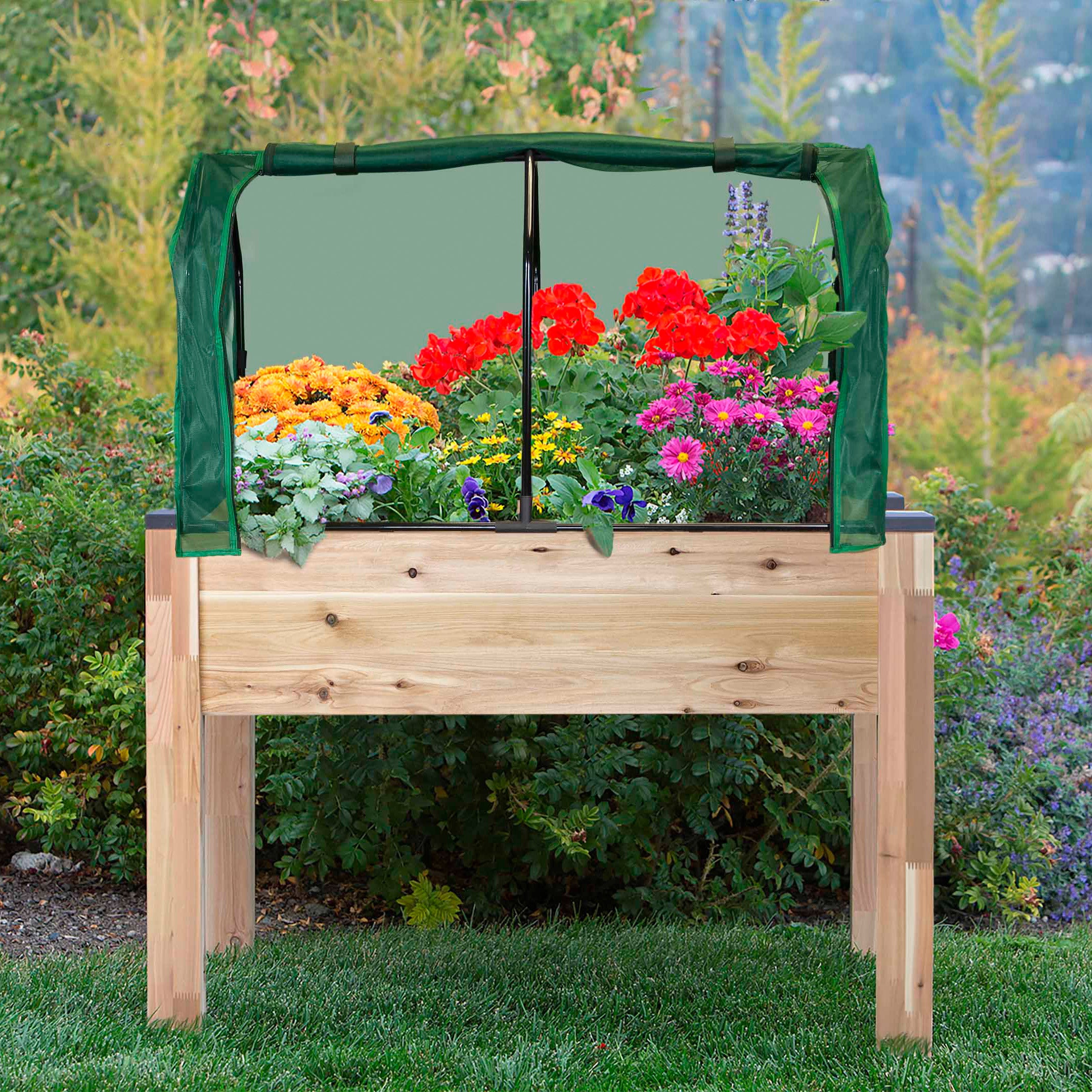 Cedarcraft Elevated Cedar Planter 34" X 49" X 30"