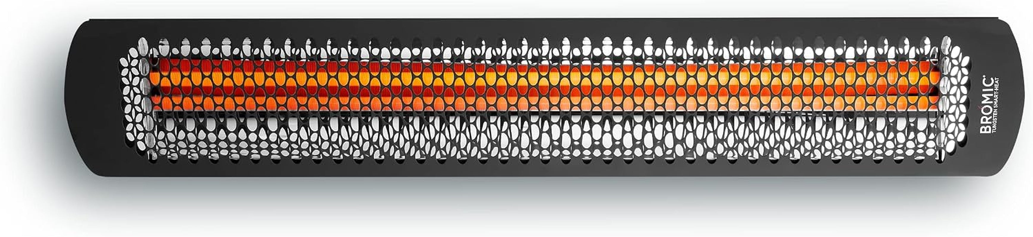 Bromic Tungsten Smart Heat 4000W Electric Patio Heater – Dual Element Infrared, 220V-240V, Black Finish – BH0420032