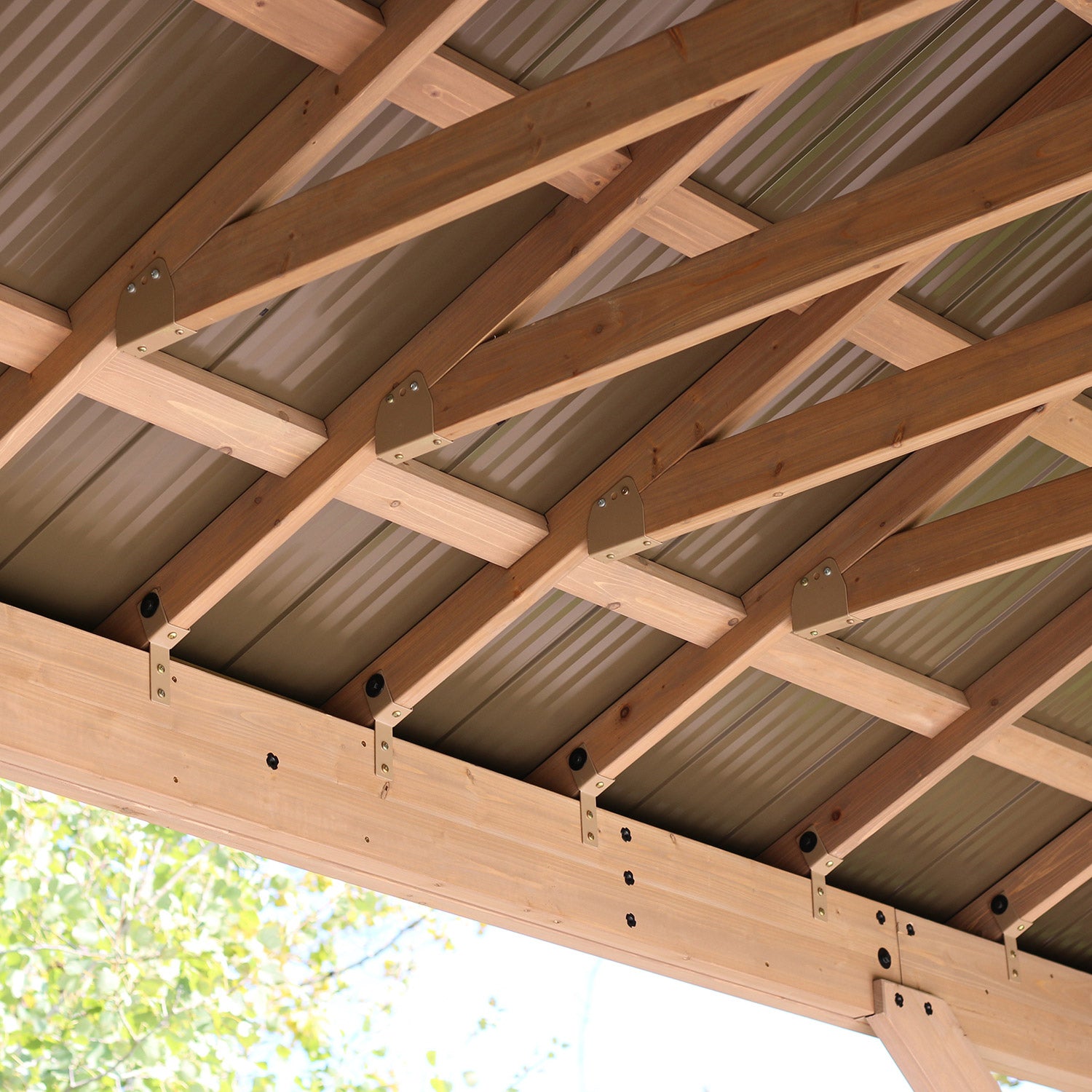 Yardistry 12' X 16' Gazebo with Aluminum Roof