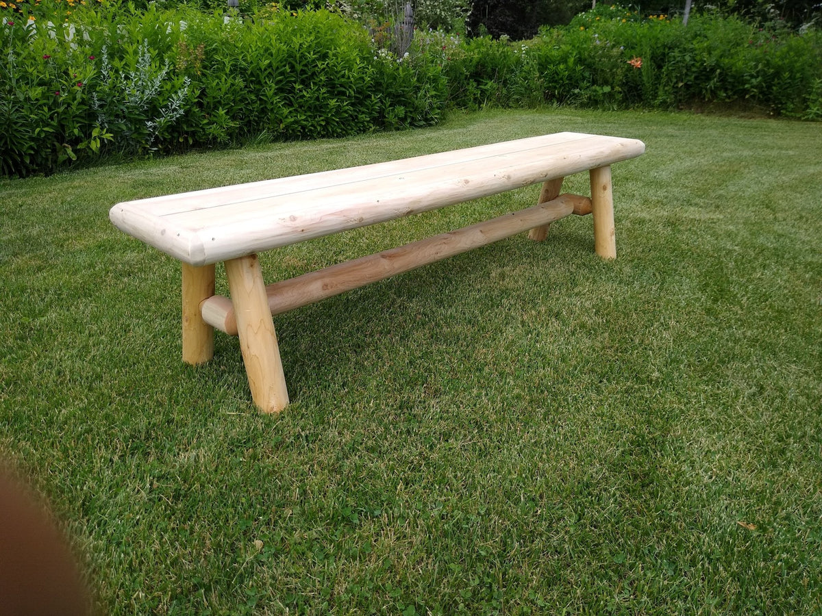 Cedar Creek White Cedar Outdoor Bench