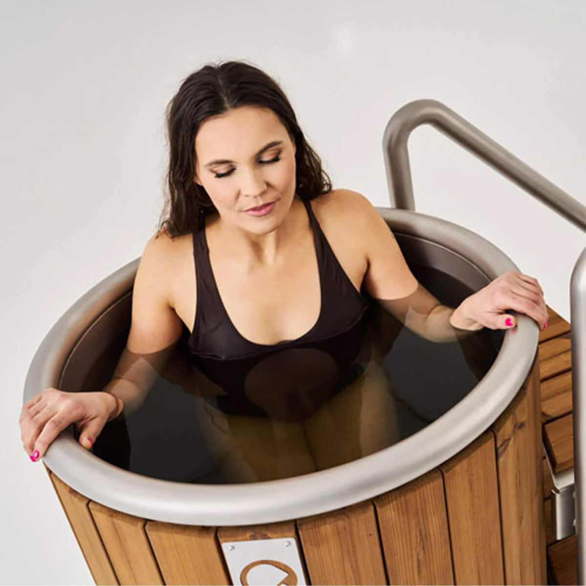 Icetubs IceBarrel Thermowood & Stainless Steel Cold Plunge