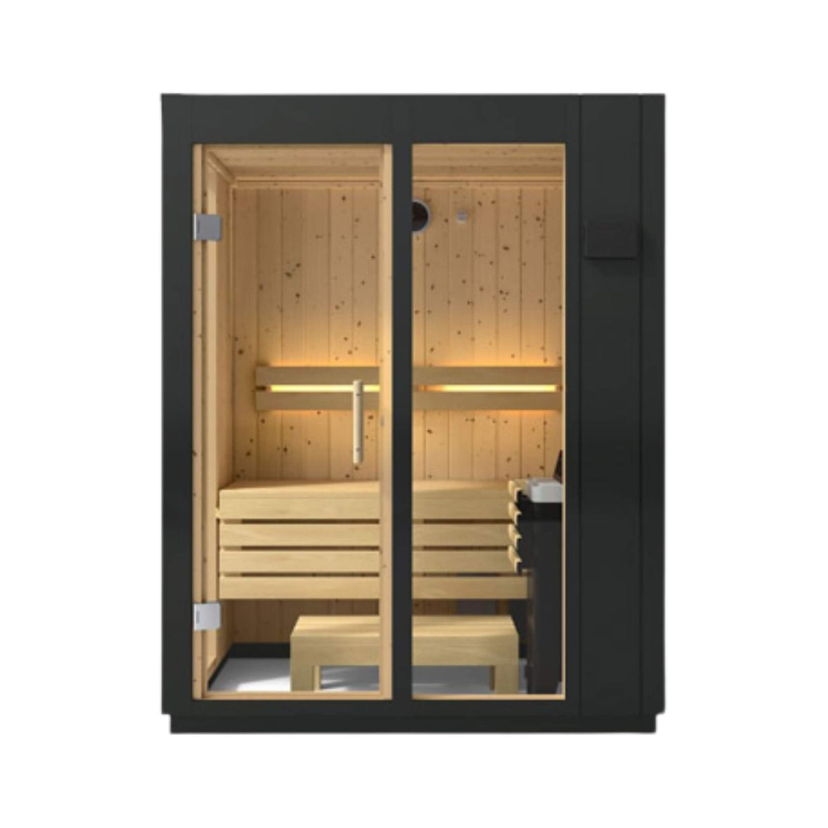 KOHLER C1 Graphite Gray Indoor Sauna