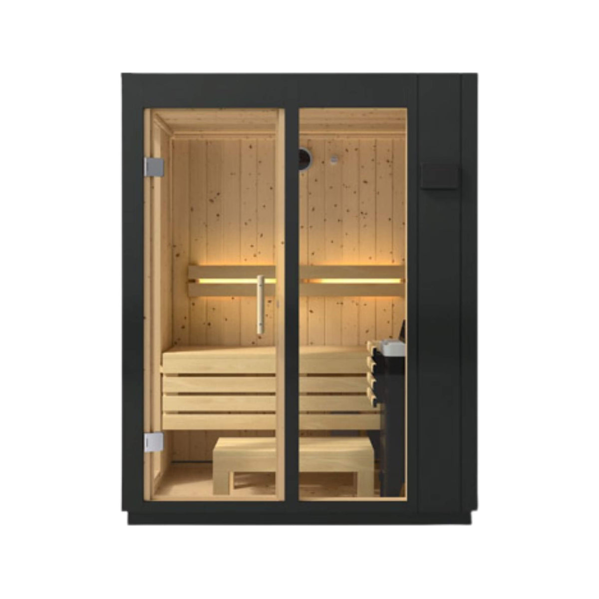 KOHLER C1 Graphite Gray Indoor Sauna