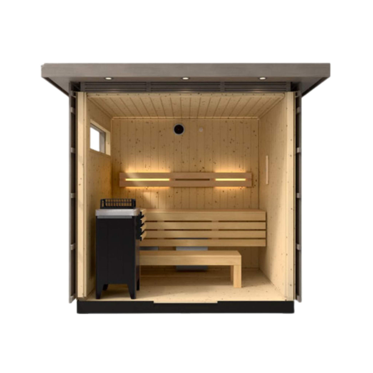 KOHLER C2 Weathered Grey Outdoor Sauna