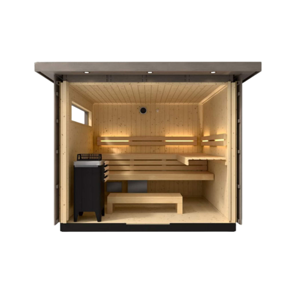 KOHLER C2 Weathered Grey Outdoor Sauna
