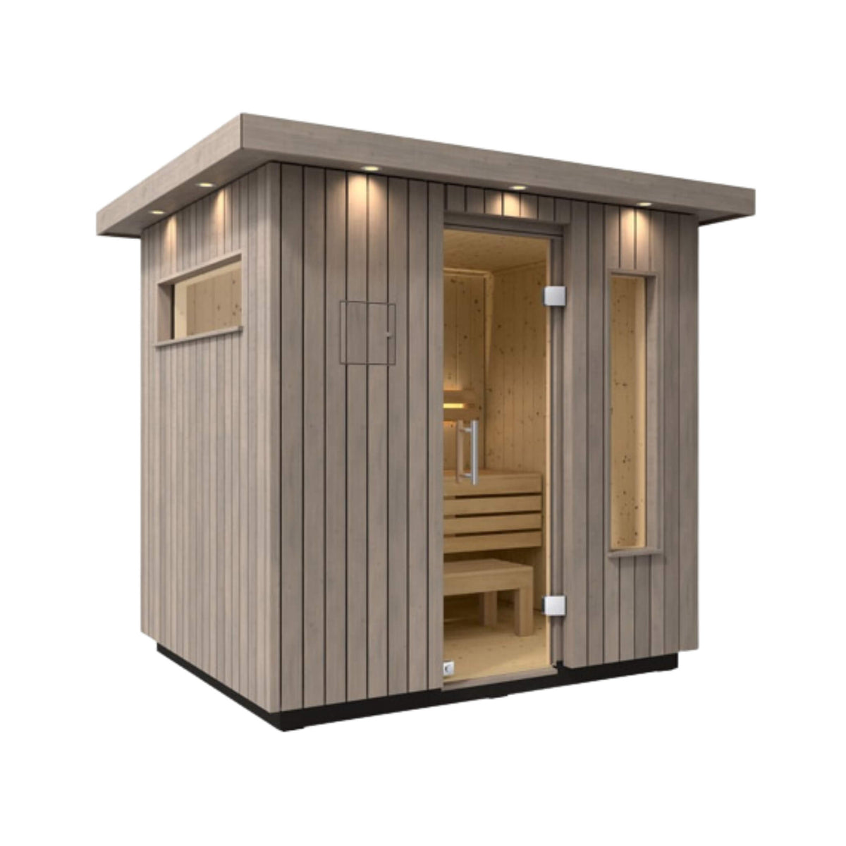 KOHLER C2 Weathered Grey Outdoor Sauna
