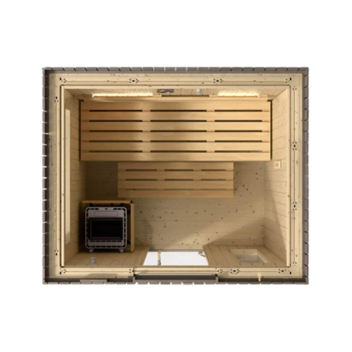 KOHLER C2 Weathered Grey Outdoor Sauna