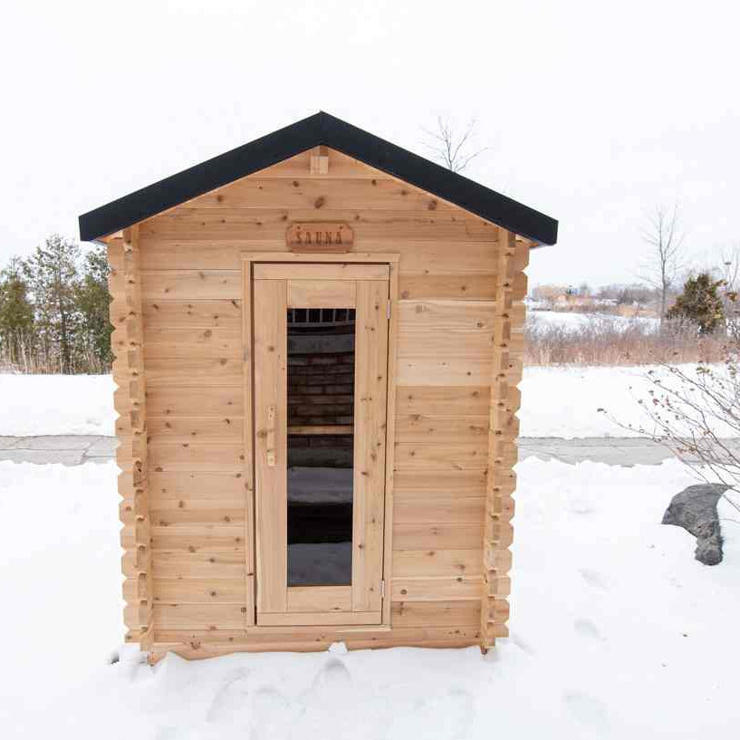 LeisureCraft Granby CTC66 outdoor cedar cabin sauna