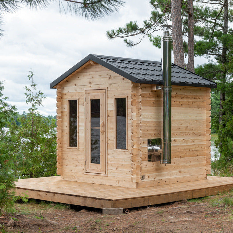 LeisureCraft Georgian CTC88 outdoor cabin sauna
