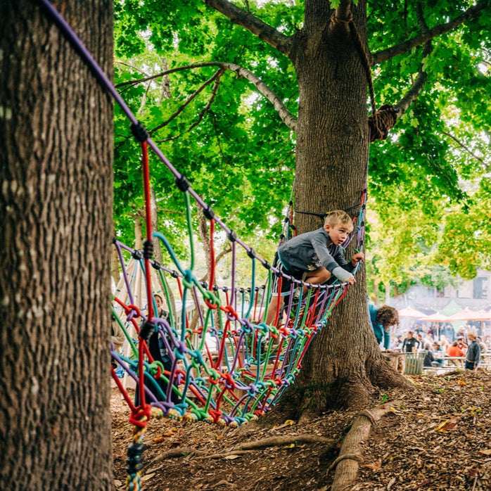 Bijou Build Rambler 14' Rope Suspension Bridge