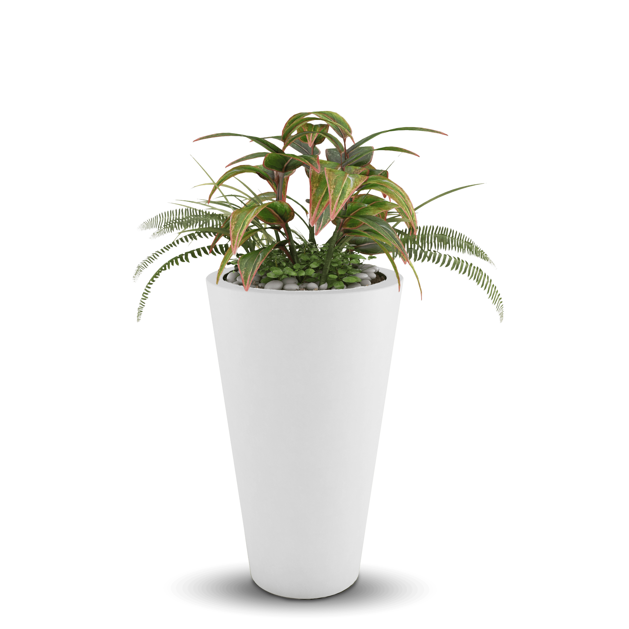ModaConcrete Cone GFRC Concrete Planter