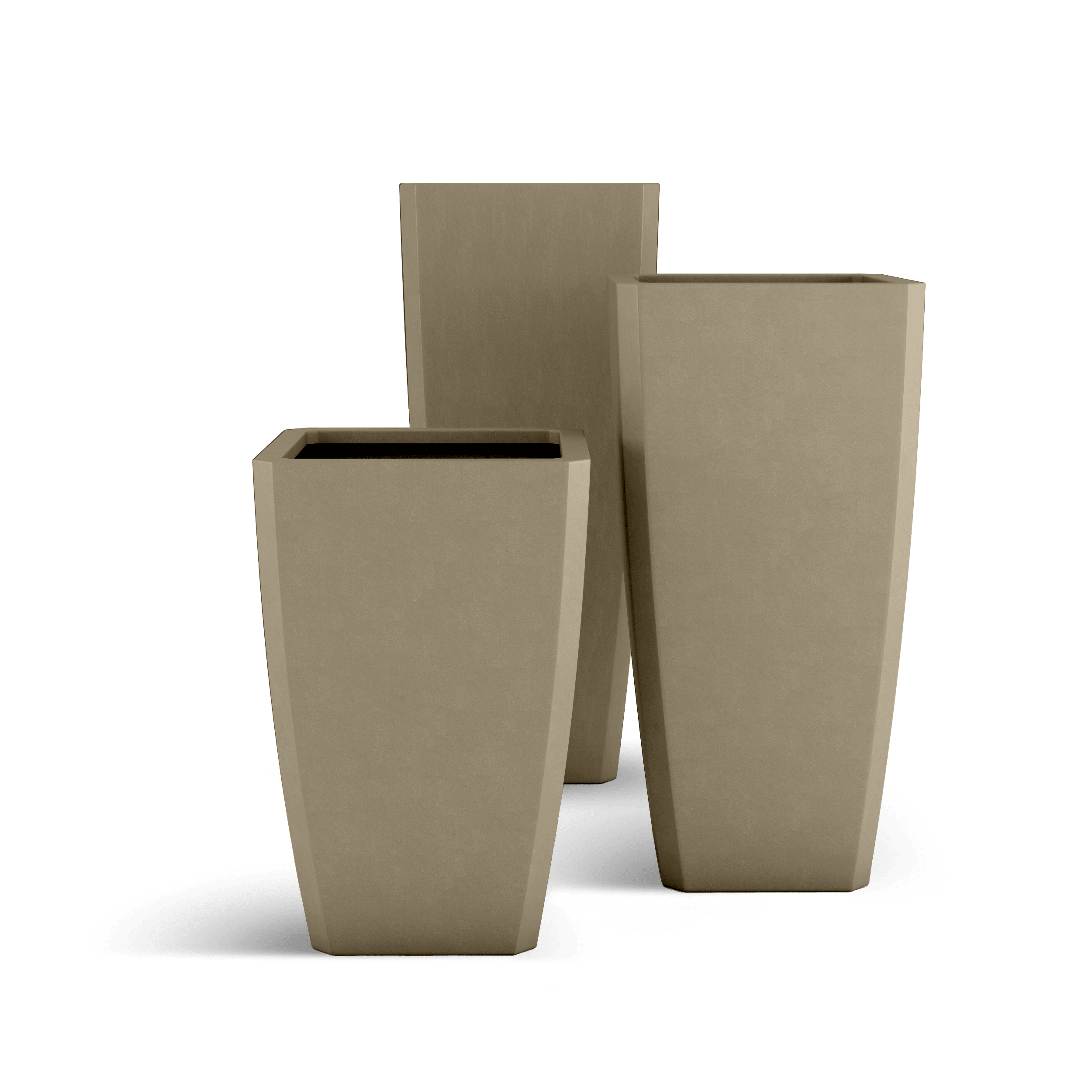 ModaConcrete Quartet GFRC Concrete Planter