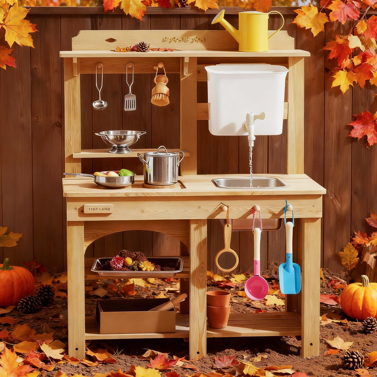 Tiny Land® DuoPlay Outdoor Mud Kitchen