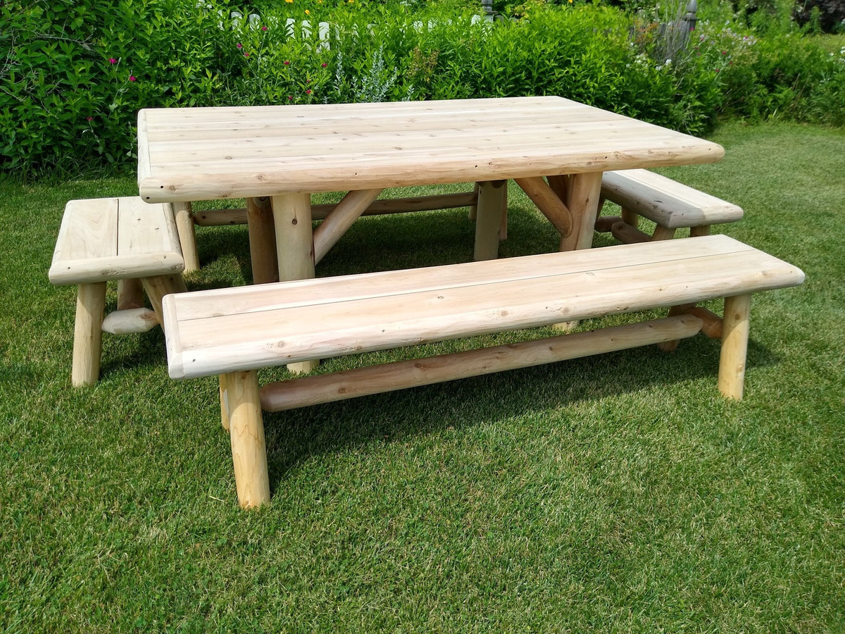 Cedar Creek White Cedar Outdoor Dining & Picnic Set