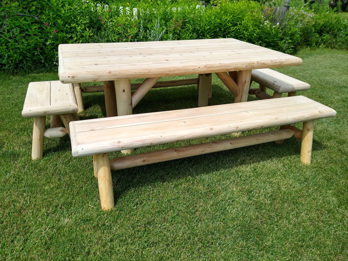 Cedar Creek White Cedar Outdoor Dining & Picnic Set
