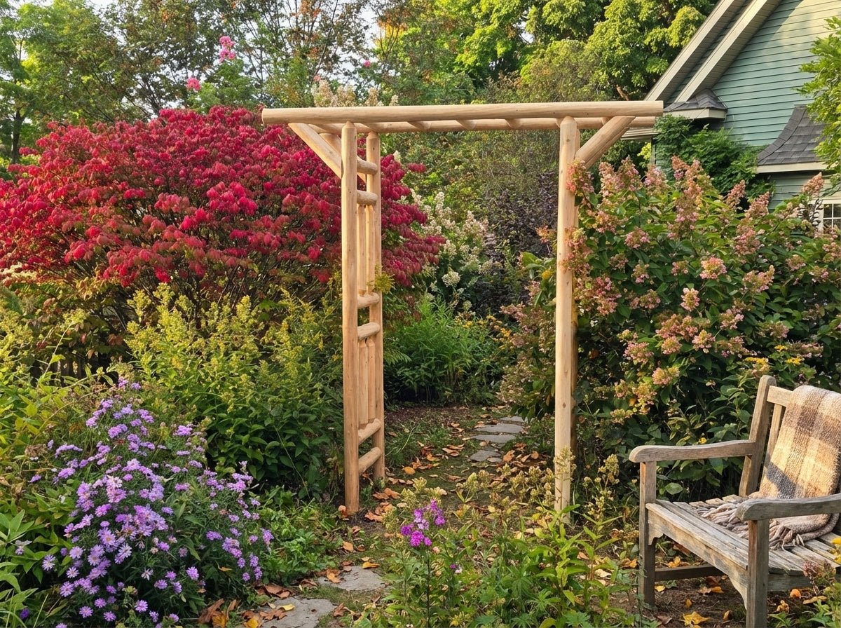 Cedar Creek White Cedar Garden Arbor