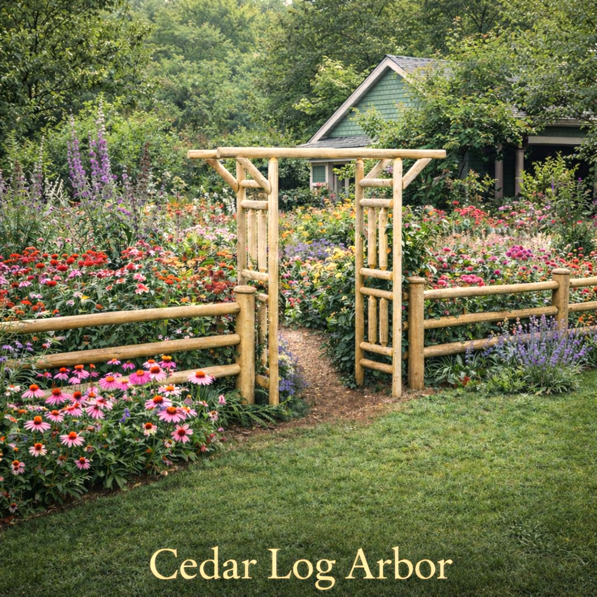 Cedar Creek White Cedar Garden Arbor