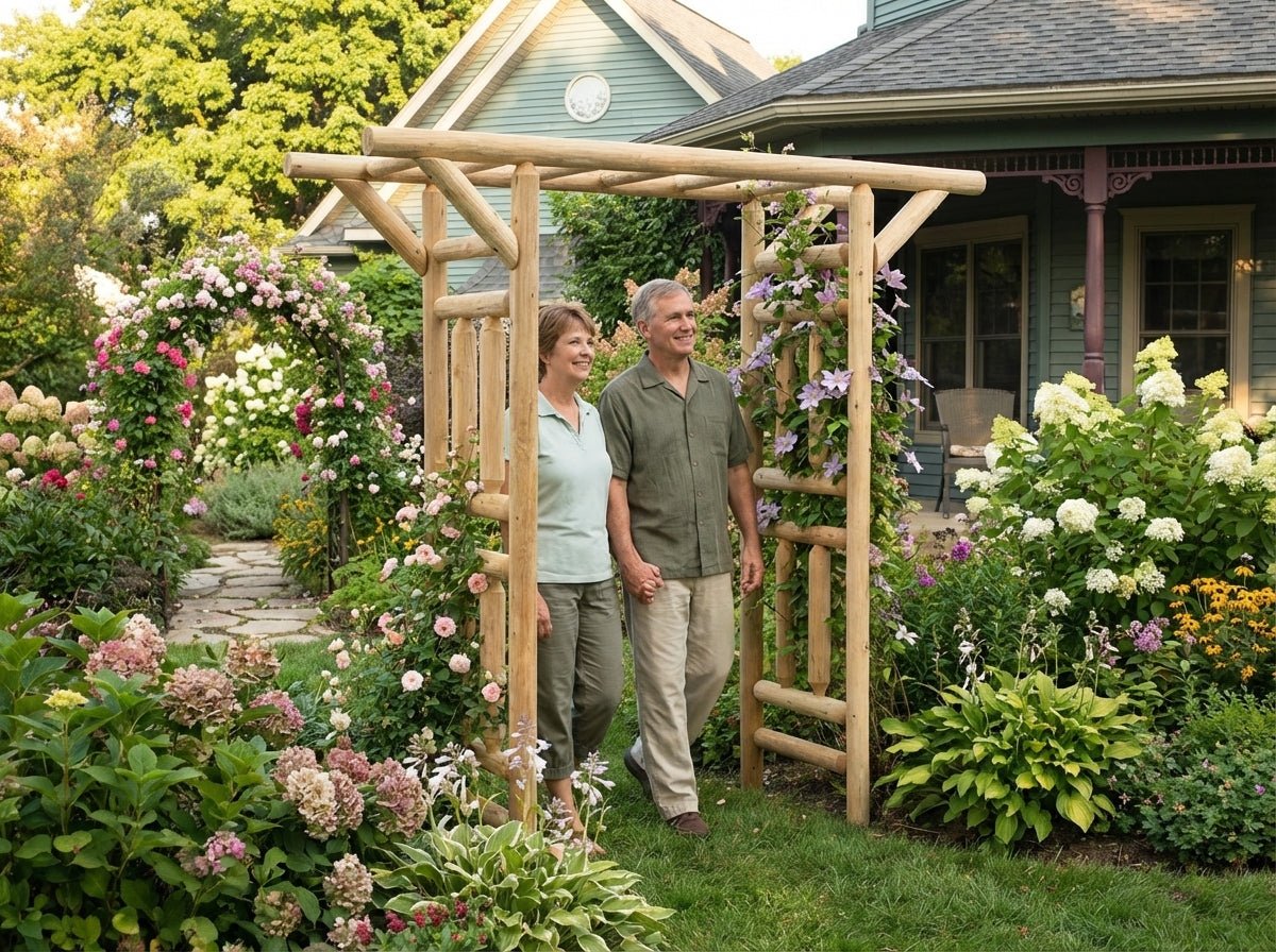 Cedar Creek White Cedar Garden Arbor