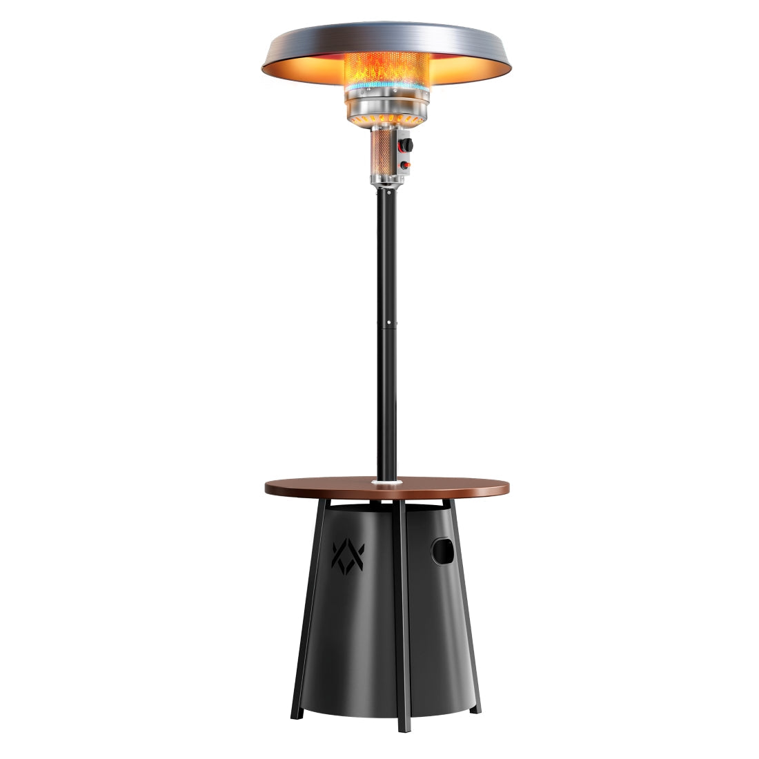 Pyra 50,000 BTU Propane Patio Heater with Round Table – CSA Certified