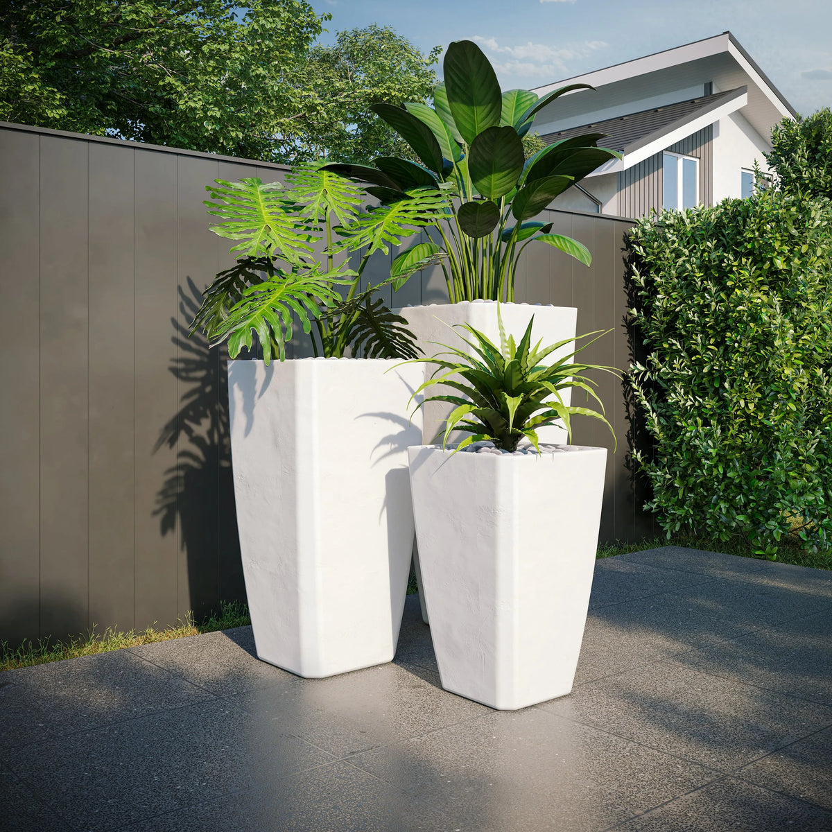 ModaConcrete Quartet GFRC Concrete Planter