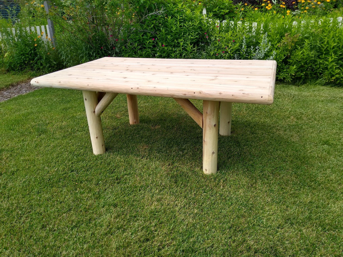 Cedar Creek White Cedar Outdoor Dining Table