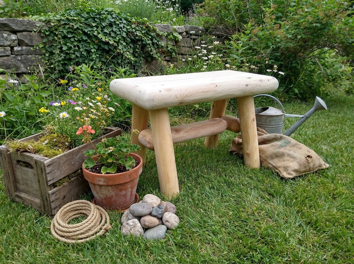 Cedar Creek White Cedar Outdoor Garden Bench
