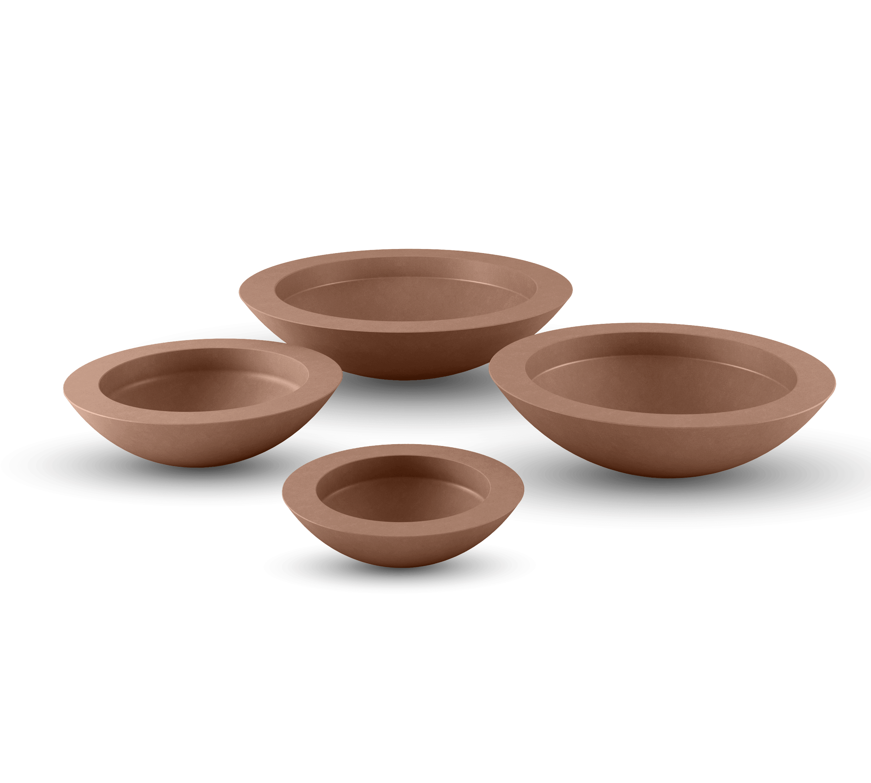 ModaConcrete Oceanside Shallow GFRC Planter
