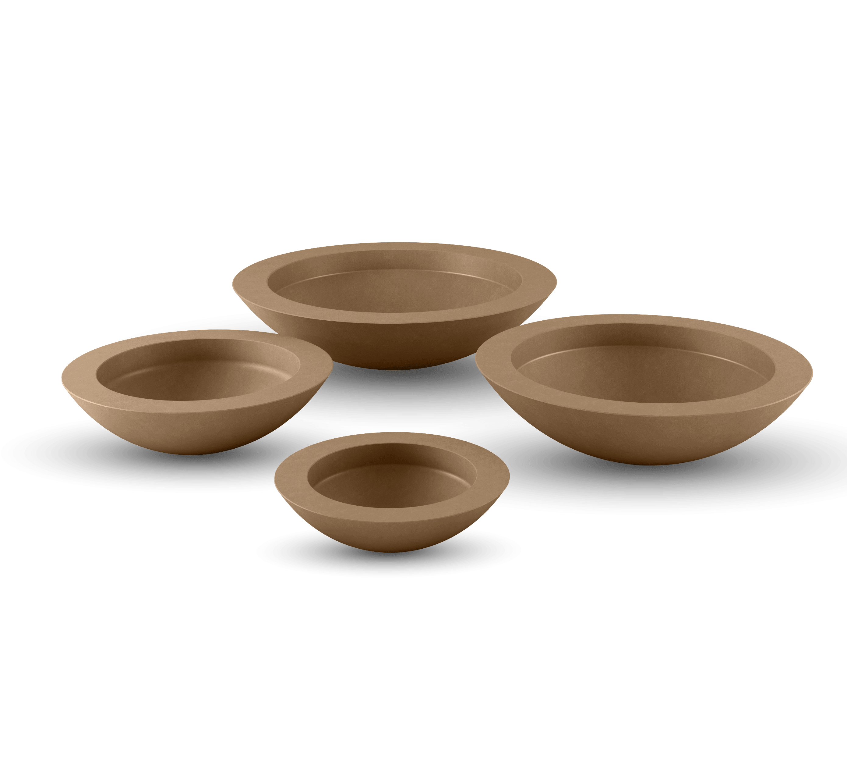 ModaConcrete Oceanside Shallow GFRC Planter