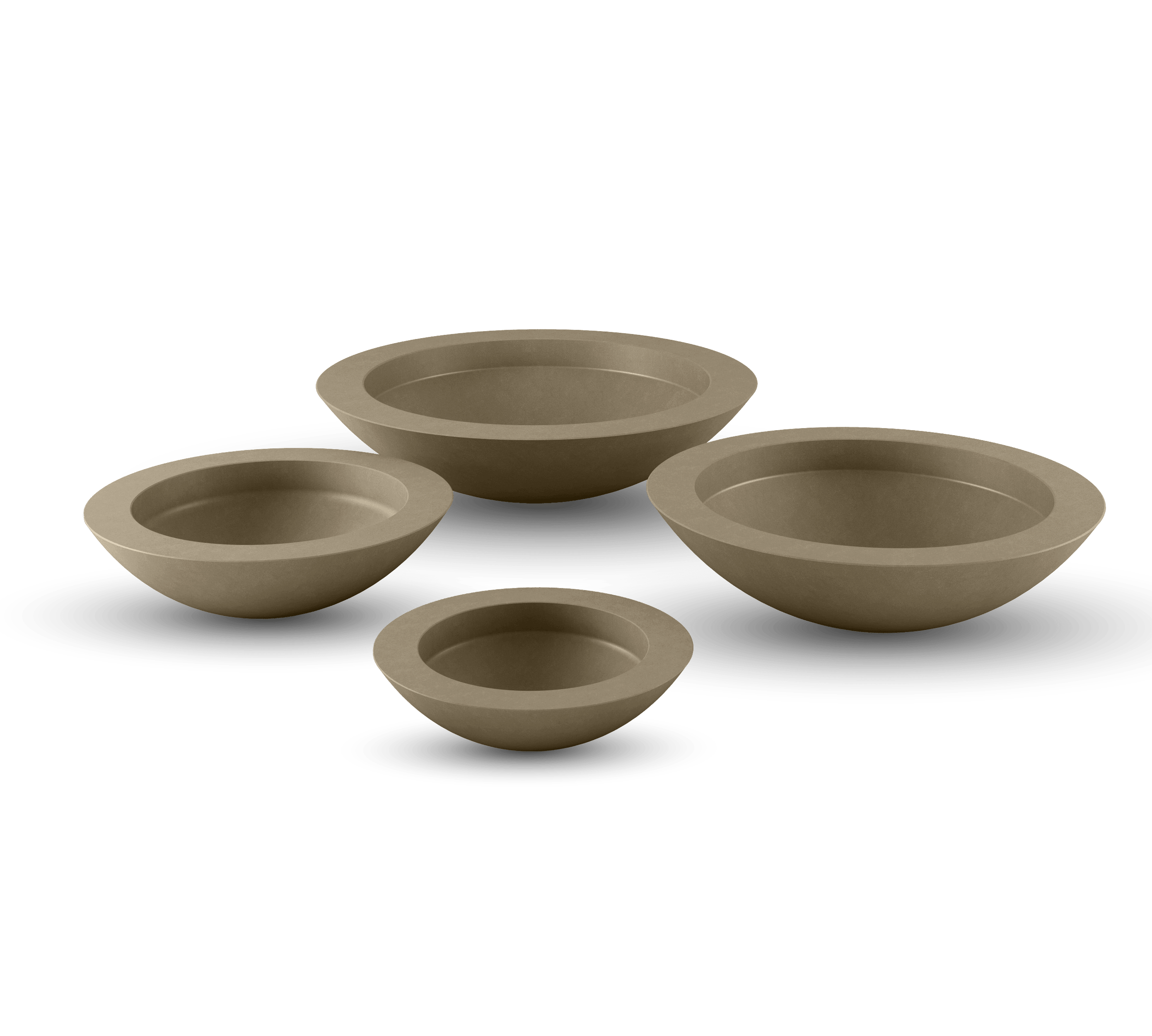 ModaConcrete Oceanside Shallow GFRC Planter
